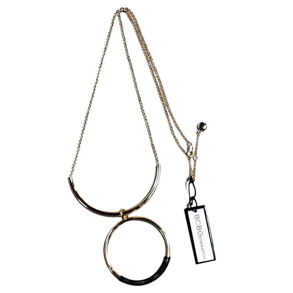 BCBGeneration Circle Pendant Necklace - Picture 1 of 6